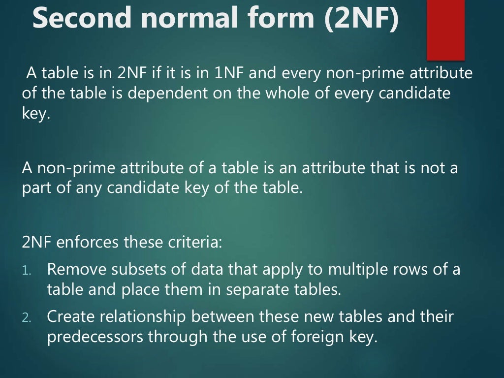 Normal forms