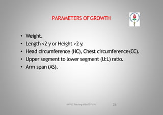 Normal growth,assessment ,charts | PPTX