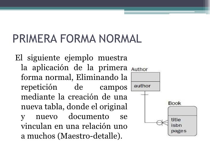 Normalizacion De Bases De Datos