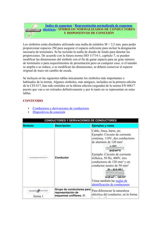 Normalizacion simbologia electrica