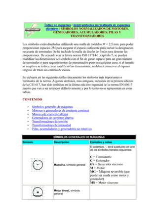 Normalizacion simbologia electrica