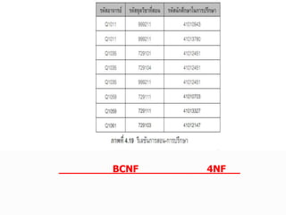BCNF   4NF
 