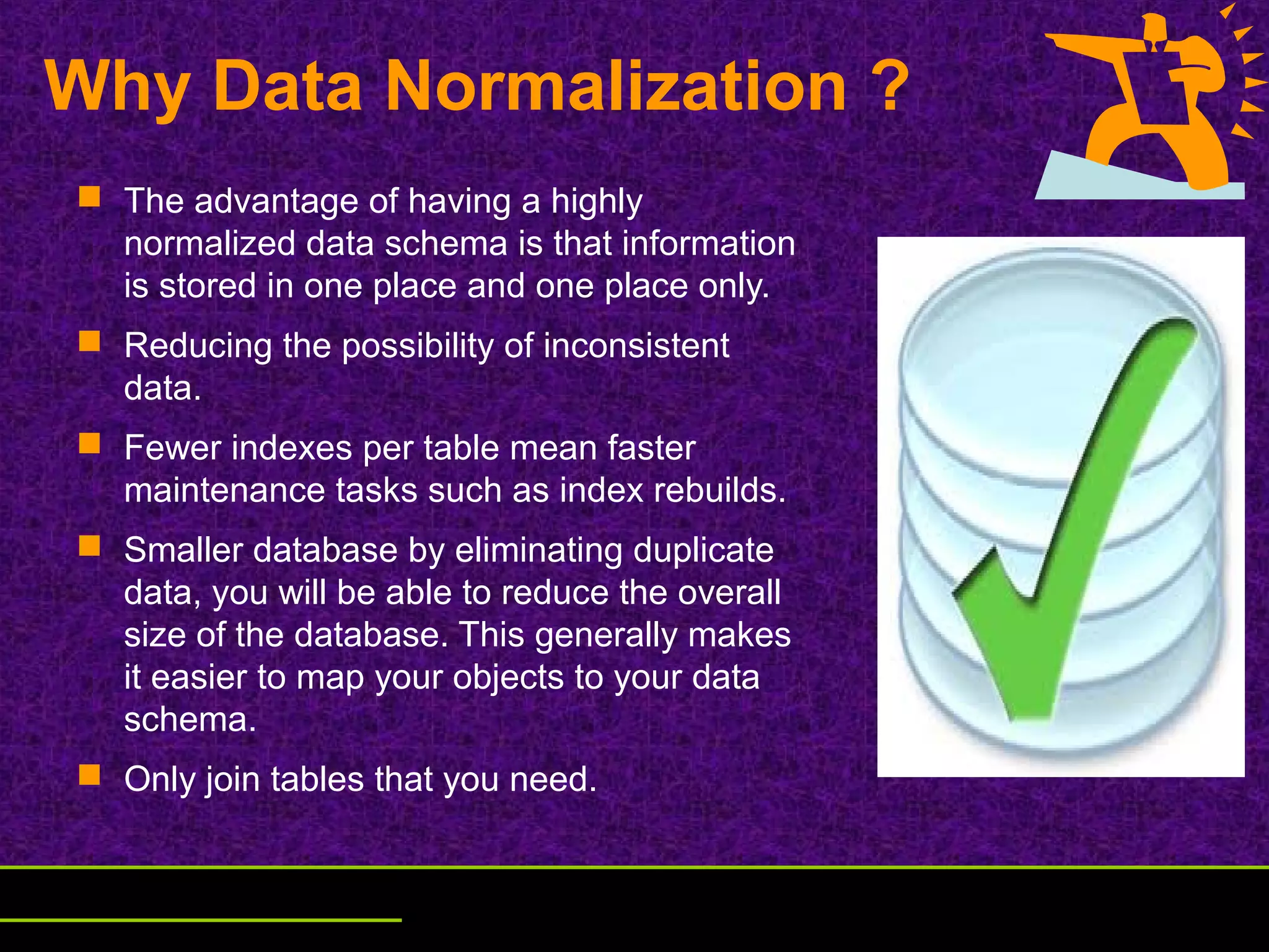 Normalization | PPT | Databases | Computer Software and Applications