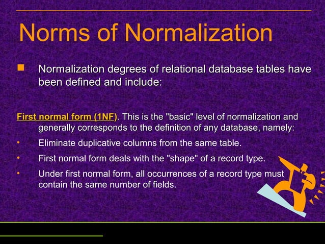 Normalization | PPT | Databases | Computer Software and Applications