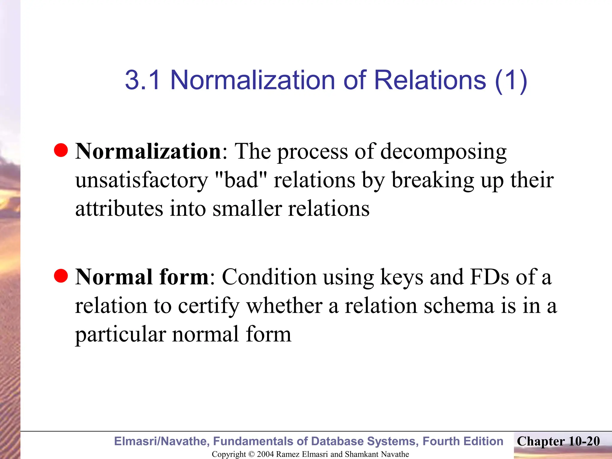 normalization in SQL BEST NOTES PPT AVAILABLE | PPTX