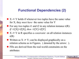 Navathe Normalization Solution normalization in SQL BEST NOTES PPT AVAILABLE | PPTX