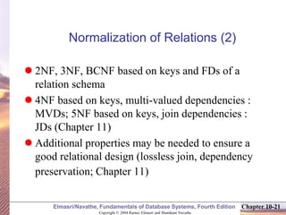 normalization in SQL BEST NOTES PPT AVAILABLE | PPTX