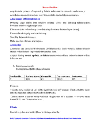 Database Normalization and Functional Dependencies | PDF