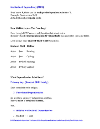 Database Normalization and Functional Dependencies | PDF