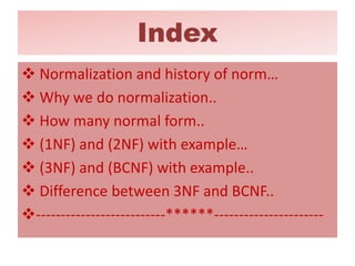 Normalization 1 nf,2nf,3nf,bcnf | PPT
