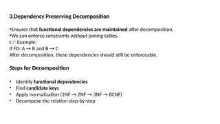 Understanding Database Anomalies and Decomposition in Relational Models ...
