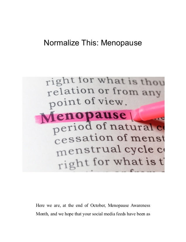 Normalize this menopause 2 normalize this menopause 1 638