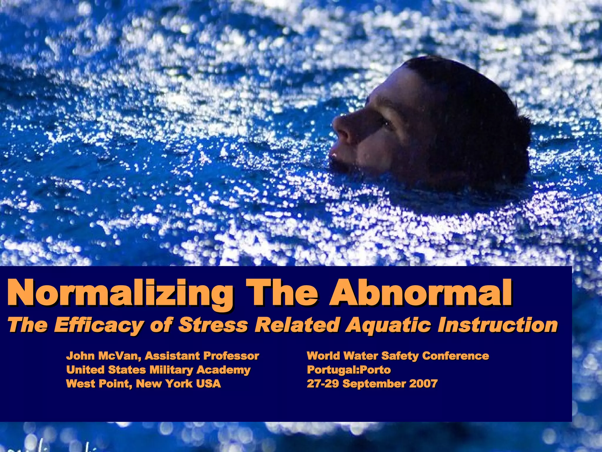 Normalizing the abnormal ppt