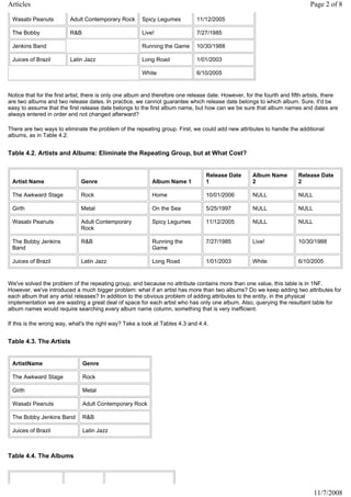 [ ref ] Normalizing a Data Model in SQL Server