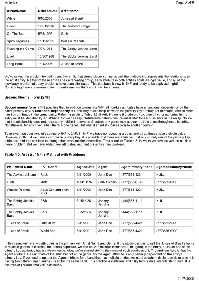 [ ref ] Normalizing a Data Model in SQL Server | PPT | Free Download