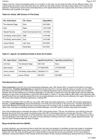 [ ref ] Normalizing a Data Model in SQL Server