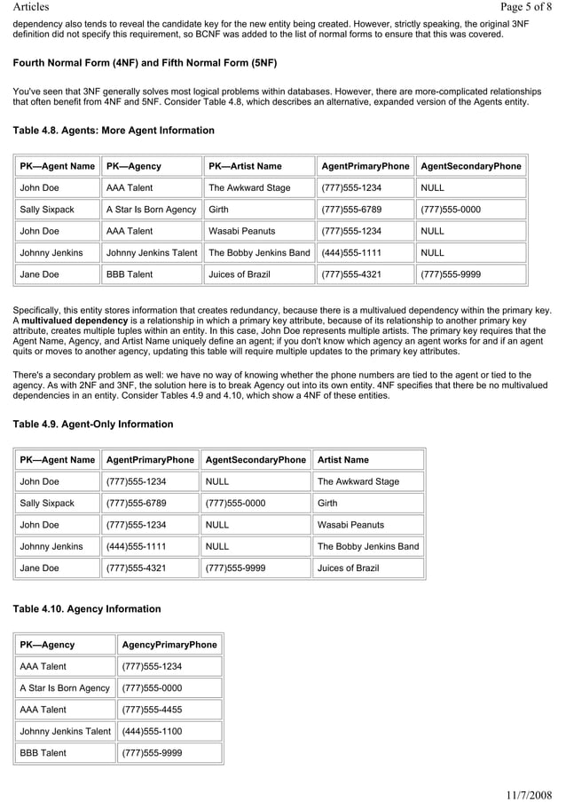 [ ref ] Normalizing a Data Model in SQL Server | PPT | Free Download