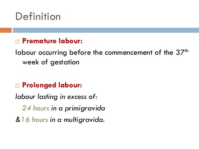 Normal labor Normal labor