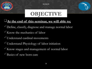 NORMAL LABOR, parturition|progress and stages of labor | PPT