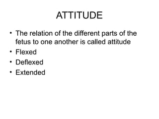 Deflexed normal labour signs and symptoms and care | PPT