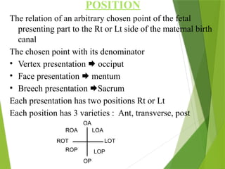 Loa Roa NORMAL LABOUR power point presentation content | PPTX