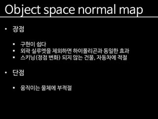 Object Space Normal 노말 맵핑(Normal mapping) | PDF