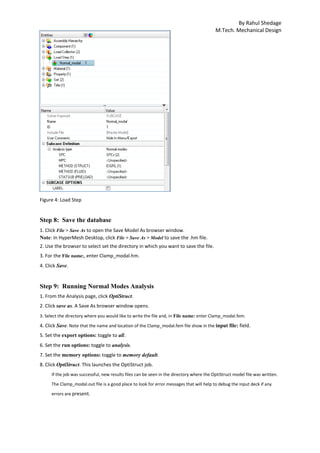 Normal Modal Analysis in Hypermesh | PDF