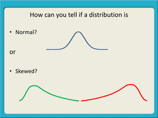 Normal or skewed distributions (descriptive both2) - Copyright updated ...