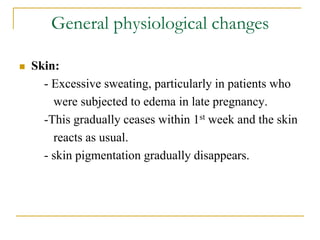 Normal postpartum | PPTX