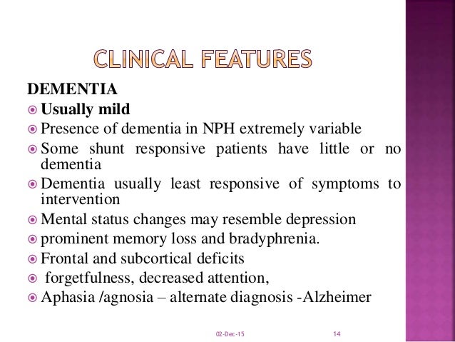 Normal pressure hydrocephalus