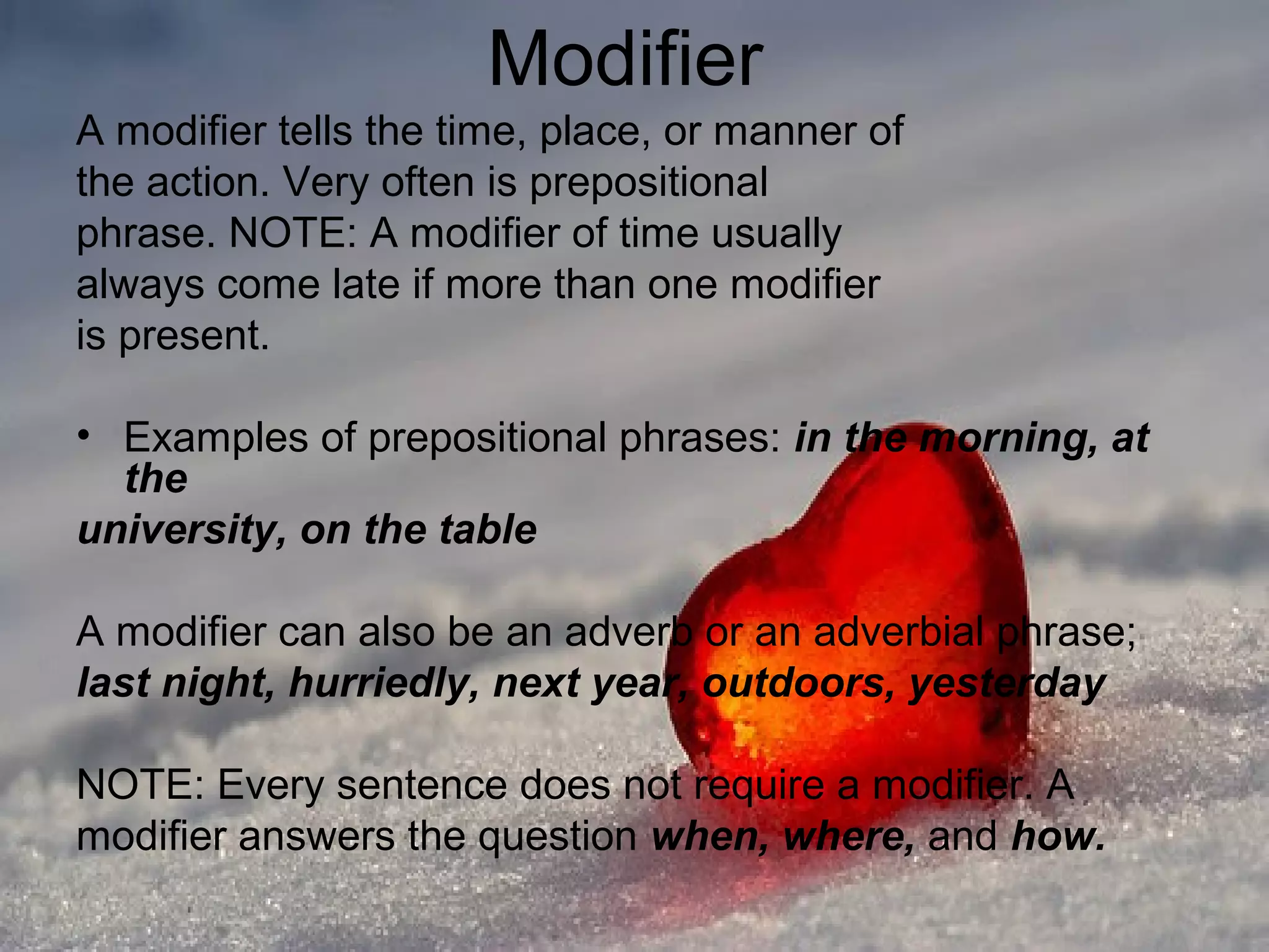 Normal sentence pattern in english | PPT
