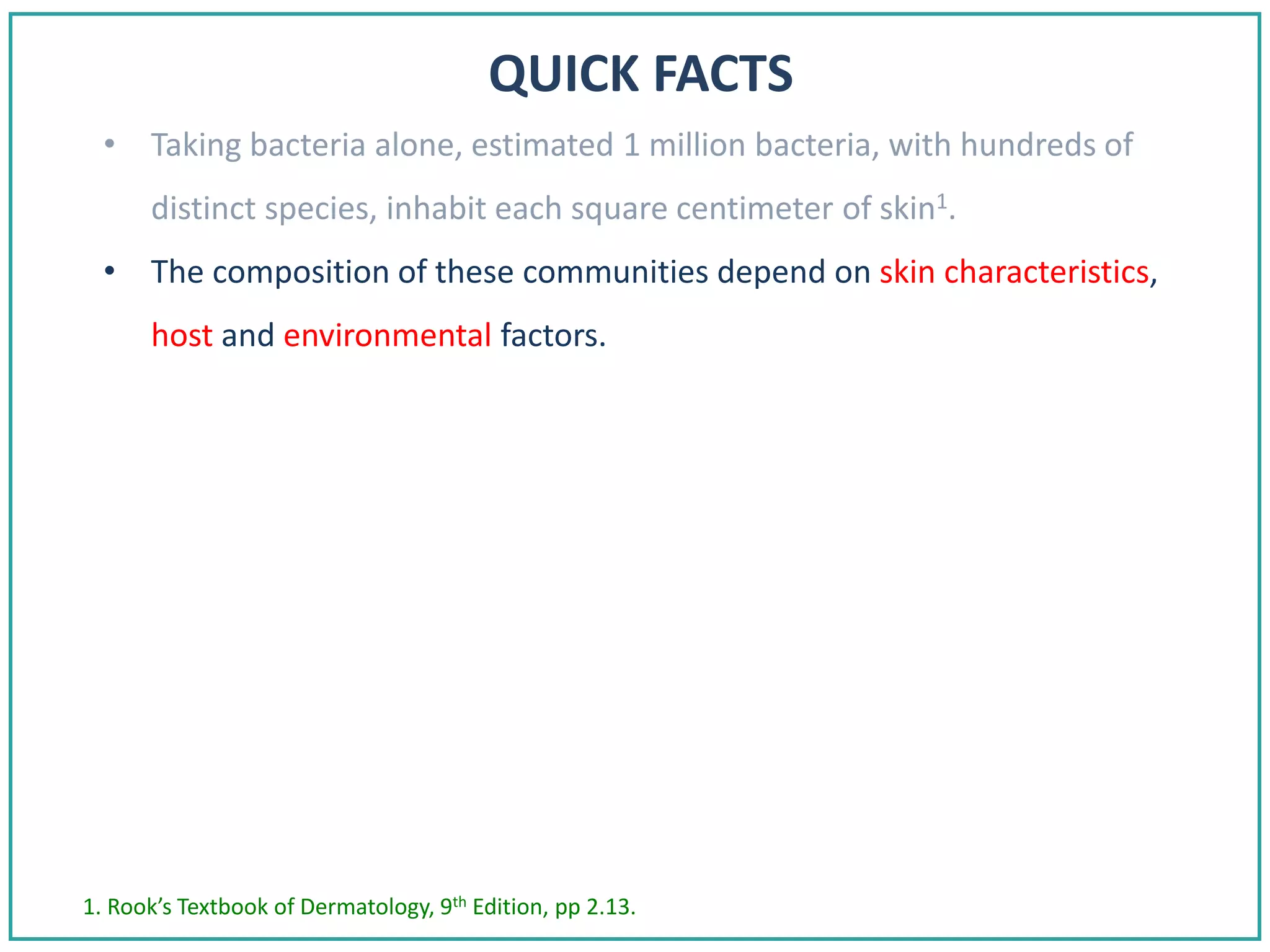 Normal Skin Flora | PPTX