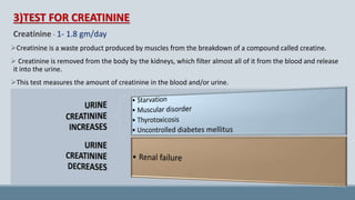 Test for Normal urine (Practical ) | PPTX