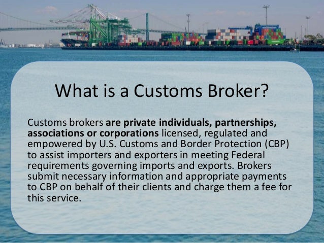 Becoming a customs broker by norman harris iii