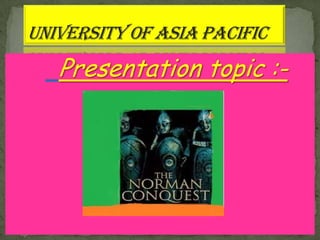 Presentation topic :-
 