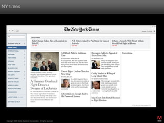NY times




                                                                    ®




  Copyright 2008 Adobe Systems Incorporated. All rights reserved.
 
