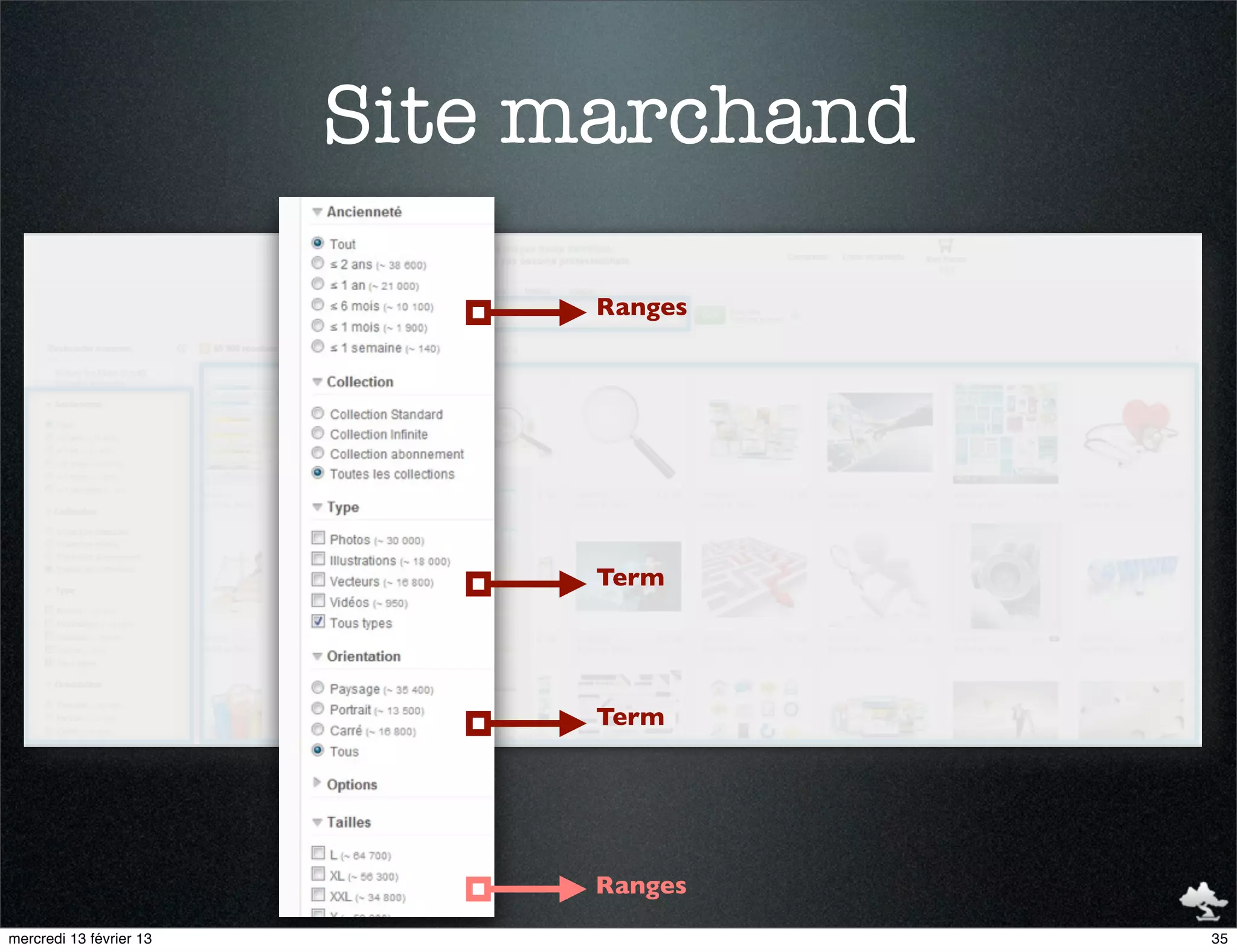 Site marchand

                               Ranges




                               Term




                               Term




                              Ranges
mercredi 13 février 13                   35
 