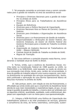Modulo Nob Norma operacional basica de recursos humanos do suas nob rh suas | PDF