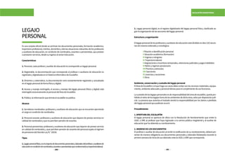 290 291
ESCALAFÓN MAGISTERIAL
2. Legajo personal digital, es el registro digitalizado del legajo personal físico, clasificado se-
gúnlaorganizacióndelasseccionesdellegajopersonal.
Estructurayorganización
Ellegajopersonaldelosprofesoresyauxiliaresdeeducaciónestádivididoendiez(10)seccio-
nesdemaneraordenadaycronológica:
	 IFiliacióneidentificaciónpersonal
	 IISituaciónacadémica(formación)
	 IIIIngresooreingreso
	 IVTrayectorialaboral
	 VAsignacioneseincentivostemporales,retencionesjudicialesypagosindebidos
	 VIRetiroyrégimenpensionario
	 VIIPremiosyestímulos
	 VIIISanciones
	 IXLicenciasyvacaciones
	 XOtros
Ambiente,conservaciónycustodiadellegajopersonal
ElÁreadeEscalafónoelquehagasusvecesdebecontarconlosrecursosmateriales,equipa-
miento,ambienteadecuadoypersonalidóneoparaelcumplimientodesusfunciones.
Lacustodiadeloslegajospersonalesesderesponsabilidaddeláreadeescalafón,quedapro-
hibidoelretirodeloslegajosfueradelosambientesdedichaárea,salvopordisposiciónjudi-
cial. La persona que autoriza el traslado tendrá la responsabilidad por los daños o pérdidas
dellegajopersonalquepudieranocurrir.
Procedimiento
1.APERTURADELESCALAFÓN
El legajo personal se apertura de oficio con la Resolución de Nombramiento que emite la
UGEL o DRE al profesor que haya ingresado a la carrera pública magisterial y al auxiliar de
educaciónquehaobtenidosunombramiento.
2.INGRESODELOSDOCUMENTOS
El profesor o auxiliar de educación al recibir la notificación de su nombramiento, deberá pre-
sentar de manera obligatoria sus documentos personales y laborales fedateados durante la
primerasemanadeiniciodesuslaboralesantelaUGELoDREquecorresponda.
Es una carpeta oficial donde se archivan los documentos personales, formación académica,
trayectoria profesional, méritos, deméritos y demás situaciones relevantes de los profesores
y auxiliares de educación, en condición de nombrados, cesantes o pensionistas, que prestan
oprestaronservicios,desdesuingresoalsectorEducación.
Características
1.Personal,cadaprofesoryauxiliardeeducaciónlecorrespondeunlegajopersonal.
2. Registrable, la documentación que corresponde al profesor o auxiliares de educación es
registradaydigitalizadaenelSistemaInformáticodeEscalafón.
3. Dinámico y sistemático, la documentación será constantemente registrada y actualizada
enellegajopersonaldeformafísicaydigital.
4. Acceso y manejo restringido, el acceso y manejo del legajo personal (físico y digital) está
restringidoexclusivamentealpersonaldelÁreadeEscalafón.
5.Público,lainformaciónquebrindaelescalafónespública.
Alcance
1. Servidores nombrados: profesores y auxiliares de educación que se encuentre ejerciendo
elcargoencondicióndenombrados.
2. Personal cesante: profesores y auxiliares de educación que dejaron de prestar servicios en
calidaddenombradosyquenopercibenpensióndecesantía.
3. Personal pensionista: profesores y auxiliares de educación que dejaron de prestar servicio
encalidaddenombrados,yquepercibenpensióndecesantíadelpersonalsujetoalrégimen
depensionesdelDecretoLeyN.°20530.
Tipos
1.Legajopersonalfísico,eselconjuntodedocumentospersonalesylaboralesdelprofesoryauxiliaresde
educaciónencondicióndenombrados,cesantesopensionistasquecontienetodasutrayectorialaboral.
LEGAJO
PERSONAL
 