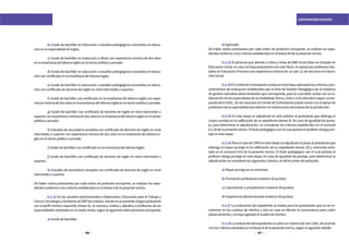 156 157
CONTRATACIÓN DOCENTE
	 b) Grado de bachiller en Educación o estudios pedagógicos concluidos en educa-
ción en la especialidad de Inglés.
	 c) Grado de bachiller en traducción o afines con experiencia mínima de dos años
en la enseñanza del idioma inglés en el sector público o privado.
	 d) Grado de bachiller en educación o estudios pedagógicos concluidos en educa-
ción con certificado en la enseñanza del idioma inglés.
	 e) Grado de bachiller en educación o estudios pedagógicos concluidos en educa-
ción con certificado de dominio de inglés en nivel intermedio o superior.
	 f) Grado de bachiller con certificado en la enseñanza del idioma inglés con expe-
rienciamínimadedosañosenlaenseñanzadelidiomainglésenelsectorpúblicooprivado.
	 g) Grado de bachiller con certificado de dominio de inglés en nivel intermedio o
superior con experiencia mínima de dos años en la enseñanza del idioma inglés en el sector
público o privado.
	 h) Estudios de secundaria completa con certificado de dominio de inglés en nivel
intermedio o superior con experiencia mínima de dos años en la enseñanza del idioma in-
glés en el sector público o privado.
	 i) Grado de bachiller con certificado en la enseñanza del idioma inglés.
	 j) Grado de bachiller con certificado de dominio de inglés en nivel intermedio o
superior.
	 k) Estudios de secundaria completa con certificado de dominio de inglés en nivel
intermedio o superior.
De haber varios postulantes por cada orden de prelación excluyente, se evalúan los expe-
dientes conforme a los criterios establecidos en el Anexo 4 de la presente norma.
	 6.2.22 En las vacantes pertenecientes a Matemática, Educación para el Trabajo y
CienciaTecnologíayAmbientedeEBRSecundaria,dondenosepresenteningúnpostulante
con el perfil mínimo requerido (Anexo 6), se convoca, evalúa y adjudica a profesores de las
especialidades señaladas en el citado anexo, según el siguiente orden prelación excluyente:
	 a) Grado de bachiller.
	 b) Egresado.
De haber varios postulantes por cada orden de prelación excluyente, se evalúan los expe-
dientes conforme a los criterios establecidos en el Anexo 04 de la presente norma.
	 6.2.23 El personal que atiende a niños y niñas de EBR Inicial debe ser titulado en
Educación Inicial, en caso no haya postulantes con este título, se optará por profesores titu-
lados en Educación Primaria con experiencia mínima de un año (1) de servicios en Educa-
ción Inicial.
	 6.2.24ElComitédeContrataciónevalúaenestaetapaaplicandoloscriteriosypro-
cedimientos de evaluación establecidos por el Área de Gestión Pedagógica de la instancia
de gestión educativa descentralizada que corresponda, para lo cual debe contar con la co-
laboración de los especialistas de la modalidad, forma, nivel o ciclo educativo según corres-
pondadelaUGEL.DesernecesarioelComitédeContrataciónpuedecontarconelapoyode
profesores de la especialidad que laboren en instituciones educativas de la jurisdicción.
	 6.2.25 En esta etapa se adjudicará en acto público al postulante que obtenga el
mayor puntaje en la calificación de su expediente (Anexo 4). En caso de igualdad de punta-
je, para determinar la adjudicación, se consideran los criterios establecidos en el numeral
6.2.28 de la presente norma. El título pedagógico con el cual postula el profesor otorga pun-
taje en esta etapa.
	 6.2.26 Para el caso de CRFA en esta etapa se adjudicará la plaza al postulante que
obtenga el mayor puntaje en la calificación de su expediente (Anexo 10) y entrevista seña-
lada en el numeral 6.4.6 de la presente norma. El título pedagógico con el cual postula el
profesor otorga puntaje en esta etapa. En caso de igualdad de puntaje, para determinar la
adjudicación se consideran los siguientes criterios, en dicho orden de prelación:
	 a) Mayor puntaje en la entrevista.
	 b) Formación profesional (máximo 20 puntos).
	 c) Capacitación y actualización (máximo 30 puntos).
	 d) Experiencia laboral docente (máximo 50 puntos).
	 6.2.27 La evaluación del expediente se realiza para los postulantes que no se en-
cuentran en los cuadros de méritos y solo en caso se efectúe la convocatoria para cubrir
plazas desiertas y se haya agotado el cuadro de méritos.
	 6.2.28Laevaluacióndelexpedienteessobreunmáximodecien(100),deacuerdo
con los criterios señalados en el Anexo 4 de la presente norma, según el siguiente detalle:
 