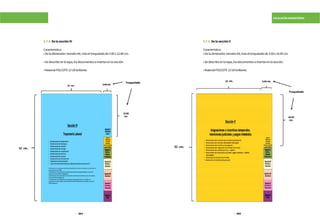 364 365
ESCALAFÓN MAGISTERIAL
	5.7.4.DelasecciónIV
	Característica:
	 •Deladimensión:tamañoA4,máseltroqueladode3.00x12.80cm.
	 •Sedescribeenlatapa,losdocumentosainsertarenlasección.
	 •MaterialFOLCOTE12UVbrillante.
	5.7.5.DelasecciónV
	Característica:
	 •Deladimensión:tamañoA4,máseltroqueladode3.00x16.00cm.
	 •Sedescribeenlatapa,losdocumentosainsertarenlasección.
	 •MaterialFOLCOTE12UVbrillante.
 