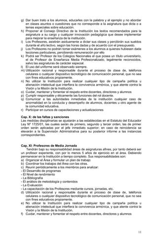 Normas de Convivencia Institucional