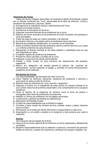 Normas de Convivencia Institucional