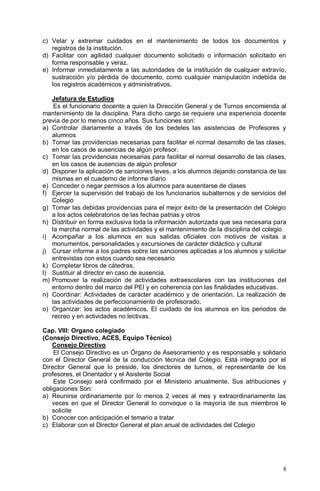 Normas de Convivencia Institucional