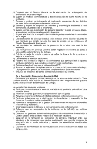 Normas de Convivencia Institucional