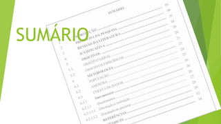 SUMÁRIO
 