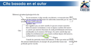 Cita basada en el autor
 