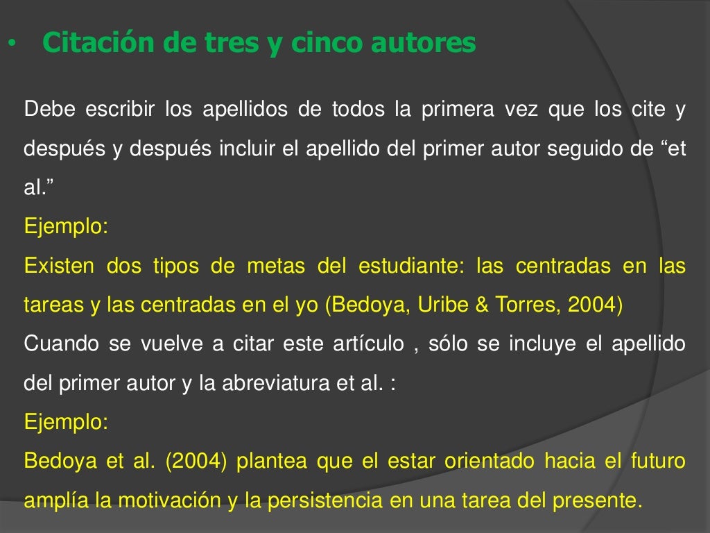 Normas APA - Trabajos Escritos