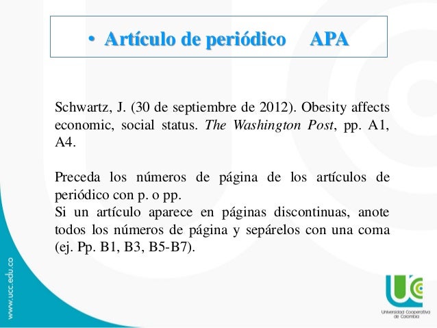 Normas APA 2015 psicología UCC