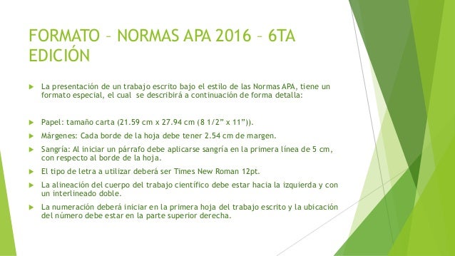 Normas apa 2016